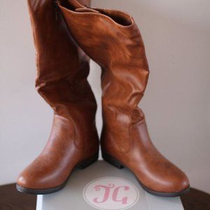 JG Brown Knee High Boots